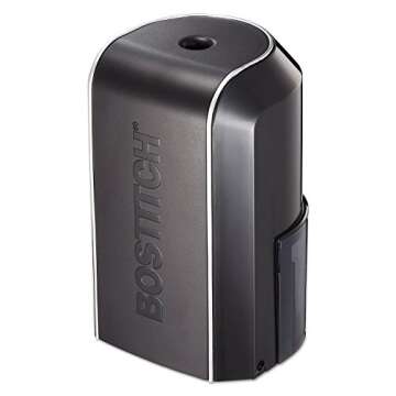 Bostitch Office Vertical Electric Pencil Sharpener, Powerful Stall-Free Motor, Prevents Over-Sharpening, Black (EPS5V-BLK)