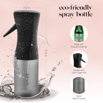 Kitsch Spray Bottle - Ultra Fine Mist for Hair & More