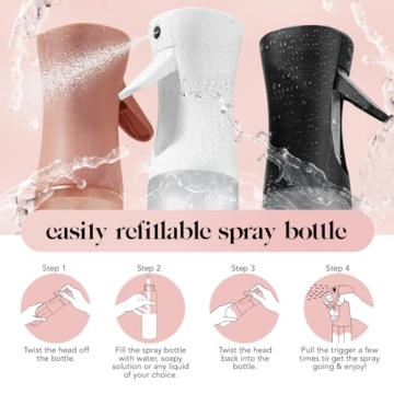 Kitsch Spray Bottle - Ultra Fine Mist for Hair & More