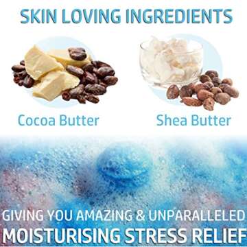 Bulk Bath Bombs Gift Set - 24 Nurture Me Organic Bath Bomb Kit - Moisturizing Bath Bombs Bath Gift Set – Best Birthday Gifts for Women, Mom, Girls, Teens, Her