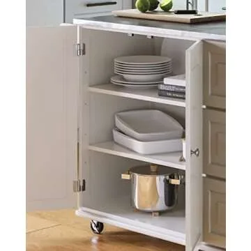 homestyles Dolly Madison Kitchen Cart - Stylish & Functional