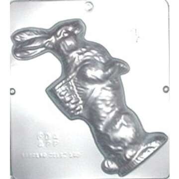 8 1/2" Bunny Facing Right Chocolate Candy Mold Easter 807