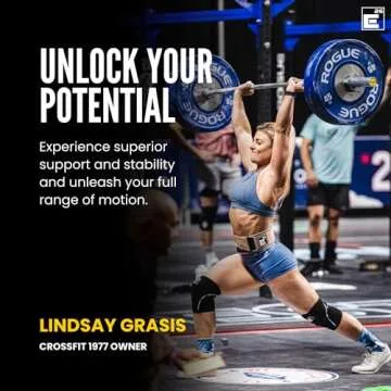 Knee Sleeves for Weightlifting - 6mm Compression Support