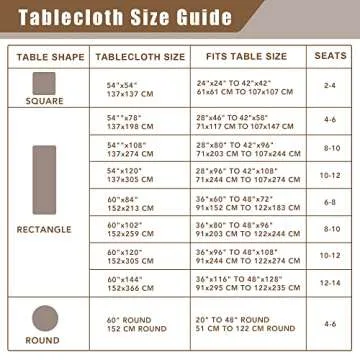 Fitable Linen Textured Beige Tablecloths 2 Pack, Faux Burlap Rectangle Table Clothes for 6 Foot Tables, Rustic Wrinkle-Proof Table Covers for Wedding, Party, Farmhouse, Banquet (54 x 108 Inch)