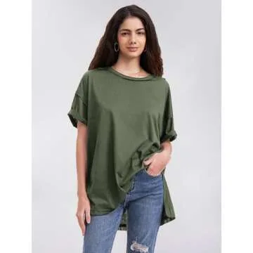 EXLURA Summer Oversized T Shirts Comfy & Stylish Fit
