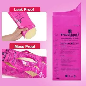 TravelJane Disposable Urinal for All Genders Pack of 6