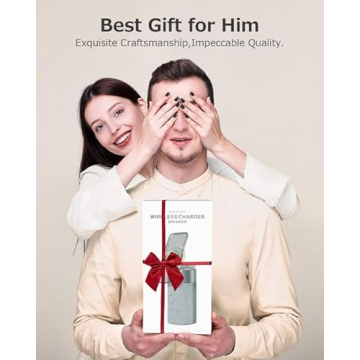 COLSUR Bluetooth Speaker, Magnetic Wireless Charger, Bluetooth Speakers with Night Light, 2 in 1 Wireless Charging Station for iPhone 16/15/14/13/12 Series, AirPods Pro/3/2（Gift Ideal）