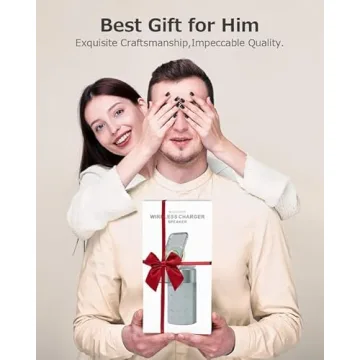 COLSUR Bluetooth Speaker, Magnetic Wireless Charger, Bluetooth Speakers with Night Light, 2 in 1 Wireless Charging Station for iPhone 16/15/14/13/12 Series, AirPods Pro/3/2（Gift Ideal）