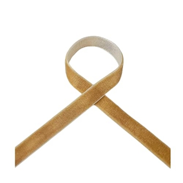 Vintage Khaki Velvet Ribbon for Elegant Crafting and Gifting