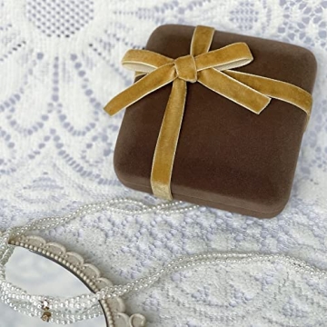 Vintage Khaki Velvet Ribbon for Elegant Crafting and Gifting