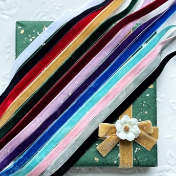 Vintage Khaki Velvet Ribbon for Elegant Crafting and Gifting