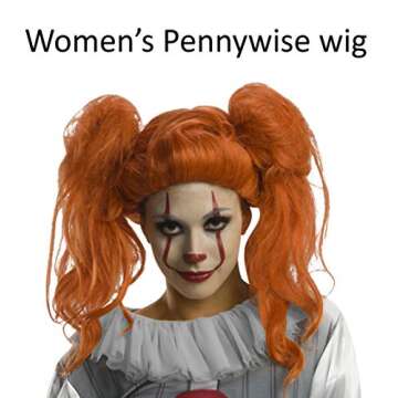 Rubies Women's IT Movie Chapter 2 Pennywise Wig, As As Shown, Adult
