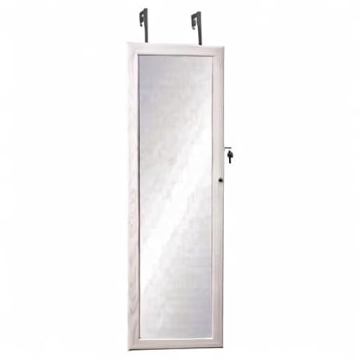 soges Jewelry Armoire with Mirror - Organized Elegance