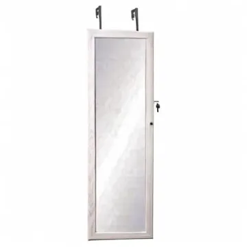 soges Jewelry Armoire with Mirror - Organized Elegance