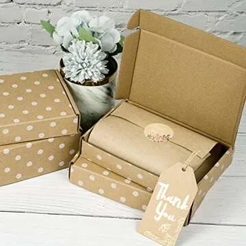 RUSPEPA 6x4x1 Recyclable Mailers for Small Shipments