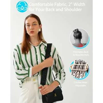 Stylish Adjustable Crossbody Purse Straps for Handbags