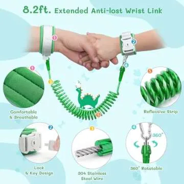 Toddler Harness Leash 3 in 1 Safety Solution for Kids