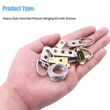 DYWISHKEY Picture Hanging Kit with 815 Heavy Duty Pieces