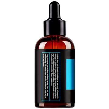 Liquid Collagen Peptides for Women - Serum Complex with Biotin Vitamin, Hydrolyzed Keratin Protein and Saw Palmetto - Comprehensive Formula for Hair, Skin, and Nails Wellness - 2fl oz (Pack of 2)