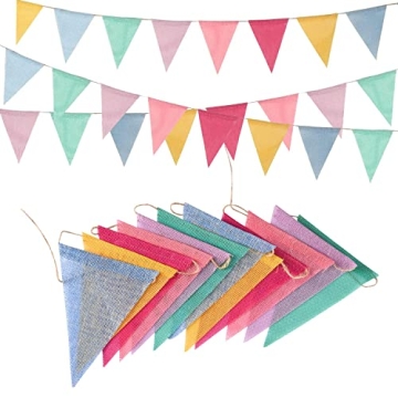GREATRIL Pastel Pennant Flags for Every Celebration