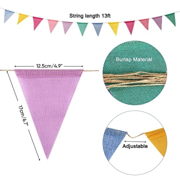 GREATRIL Pastel Pennant Flags for Every Celebration