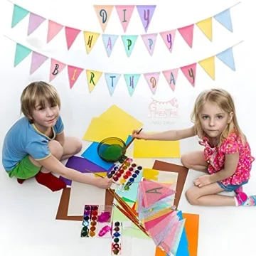 GREATRIL Pastel Pennant Flags for Every Celebration
