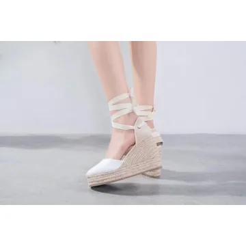 U-lite Espadrille Wedge Sandals - Comfortable Summer Shoes