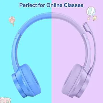 Affordable Kids Headphones with Microphone - Comfort & Style!