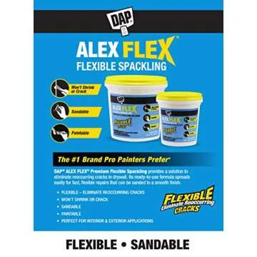 DAP Alex Flex Spackling for Durable Repairs and Crafts