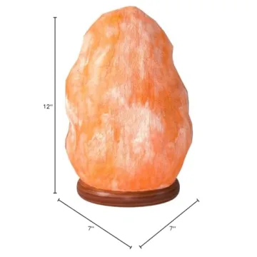 Body Source Himalayan Salt Lamp with Dimmer Switch and Night Light