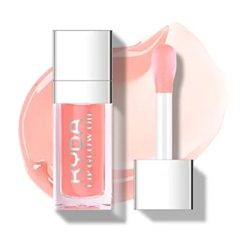 KYDA Hydrating Lip Glow Oil - Glossy Transparent Plumping Lip Gloss
