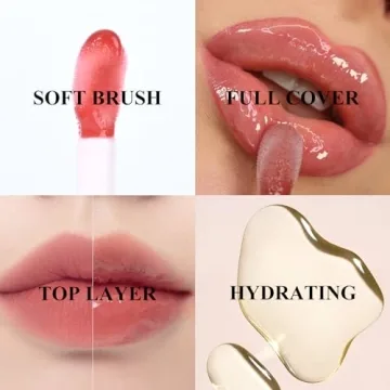 KYDA Hydrating Lip Oil for Moisturizing Glossy Lips