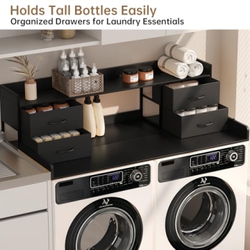 Laundry Countertop with Drawers and Safety Features
