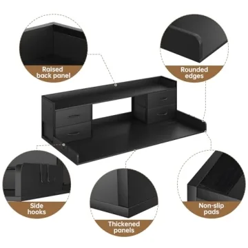 Laundry Countertop with Drawers and Safety Features