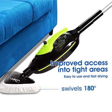 Powerful SKG Steam Mop 1500W for All Floor Types
