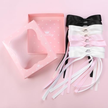 Elegant Satin Barrettes with Tassels for Women & Girls
