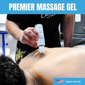 HawkGrips HawkHydro 4oz Water-Based Massage Emollient Gel, Professional Muscle Scraping Gel, IASTM M...