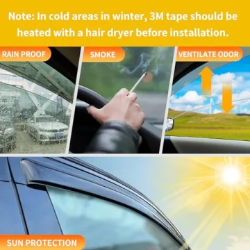 Durable Window Visors for Honda Element (2003-2011)