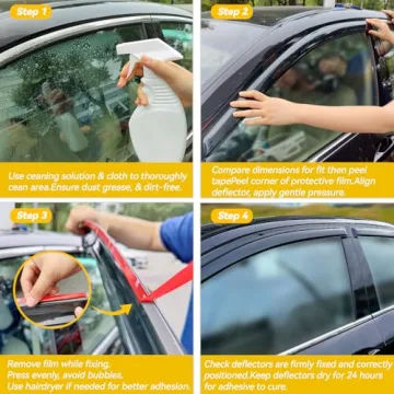 Durable Window Visors for Honda Element (2003-2011)