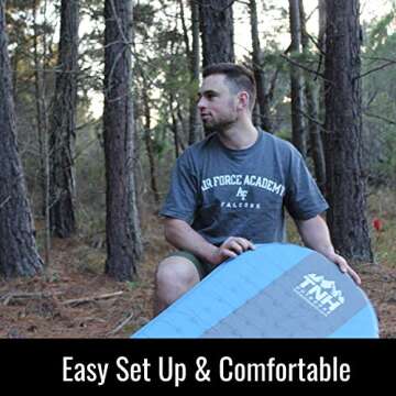 Comfortable TNH Outdoors Self Inflating Sleeping Pad