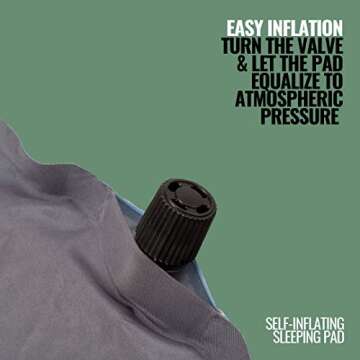 Comfortable TNH Outdoors Self Inflating Sleeping Pad