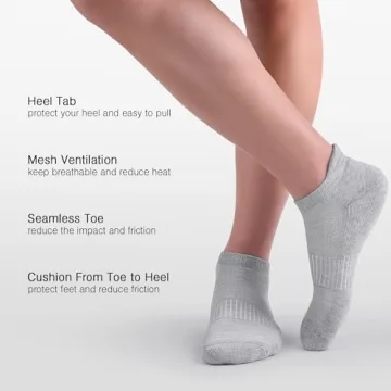 Felicigeely Breathable Ankle Athletic Socks for All