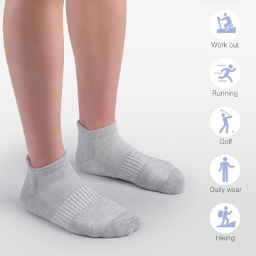 Felicigeely Breathable Ankle Athletic Socks for All
