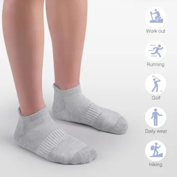 Felicigeely Breathable Ankle Athletic Socks for All