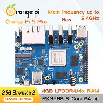 Orange Pi 5 Plus Single Board Computer with 8K Video