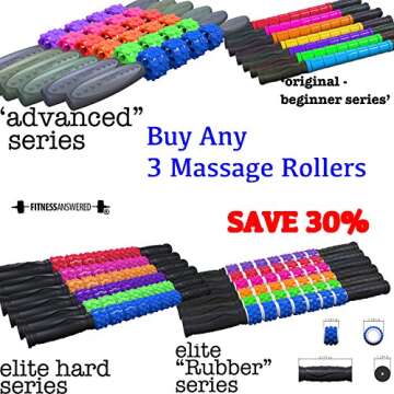 The Stick Massage Roller Original | Muscle Roller Massage Stick for Legs | Exercise Roller Massage T...