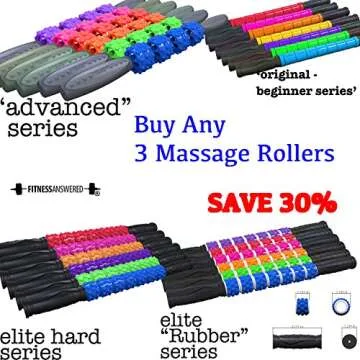 The Stick Massage Roller Original | Muscle Roller Massage Stick for Legs | Exercise Roller Massage T...