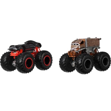 Hot Wheels Monster Trucks 2-Pack for Kids and Collectors
