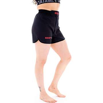 Tatami Fightwear Women's Uncover Grappling Shorts - Medium - Black