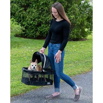 Pet Gear No-Zip View 360 Pet Carrier for Dogs & Cats